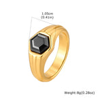 PENDRA Neriessa Zircon Stone Ring