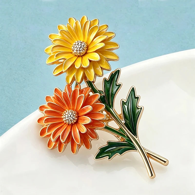 PENDRA Flora April Birthday Flower Brooch