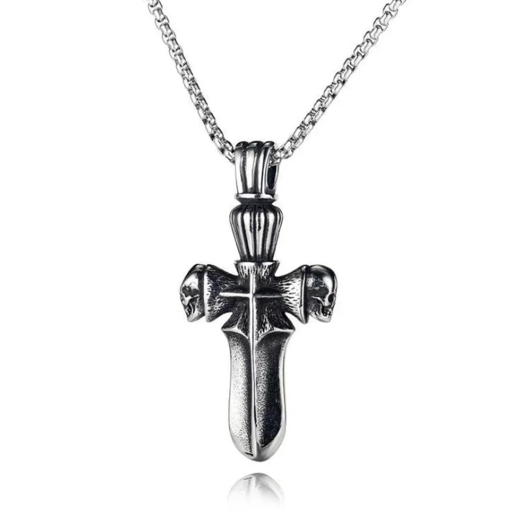 PENDRA Skullpunk Gothic Hip Hop Skull Pendant