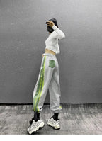 PENDRA Side Color Blocked Pants