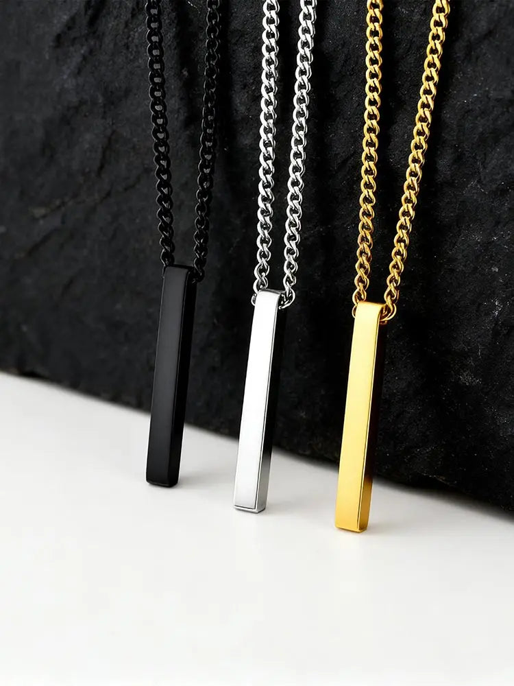 PENDRA Bar Vertical Long Pendant Necklace