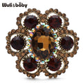 PENDRA Florielle9 Crystal Brooch