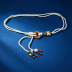 PENDRA Demiine Floral Boho Waist Chain Belt