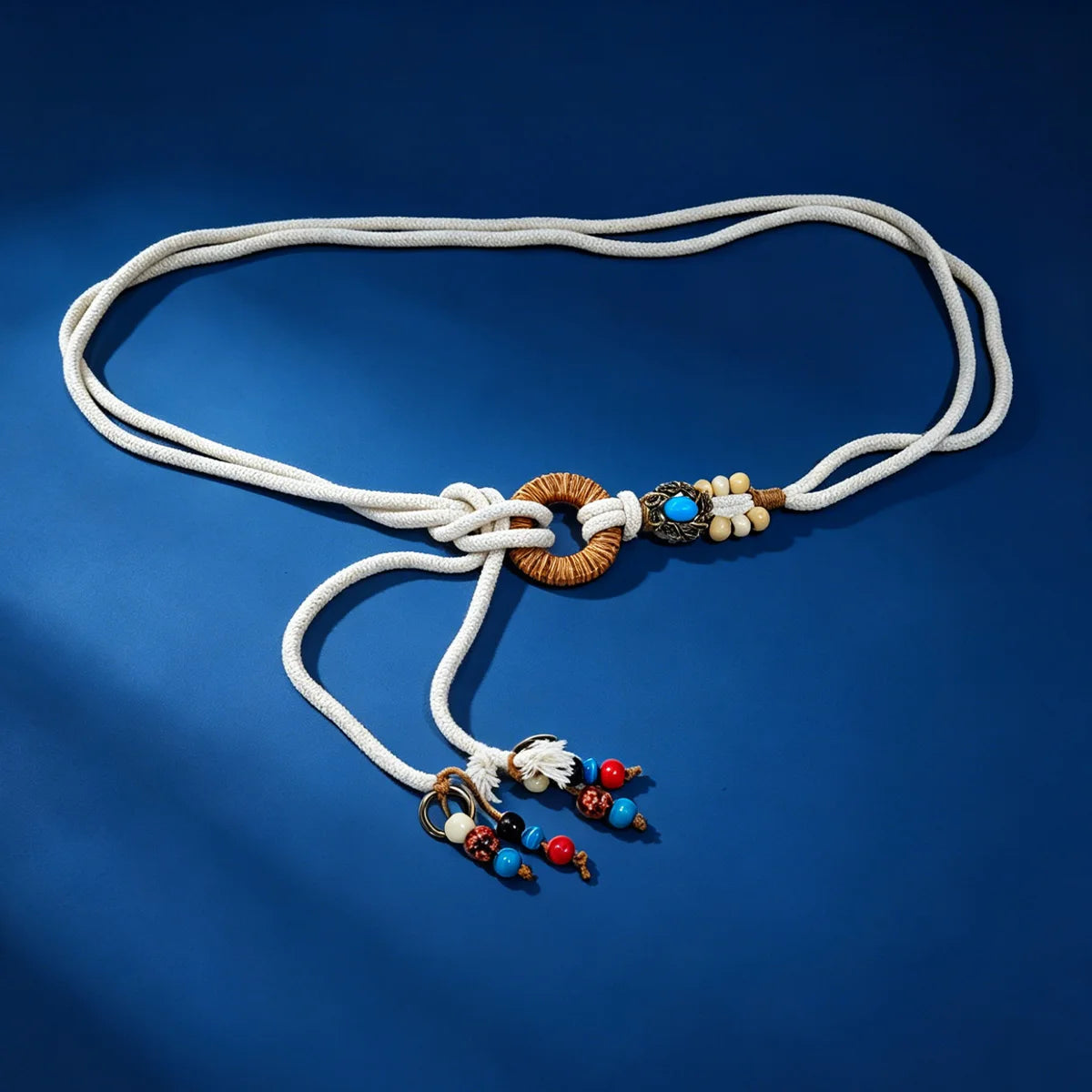 PENDRA Demiine Floral Boho Waist Chain Belt