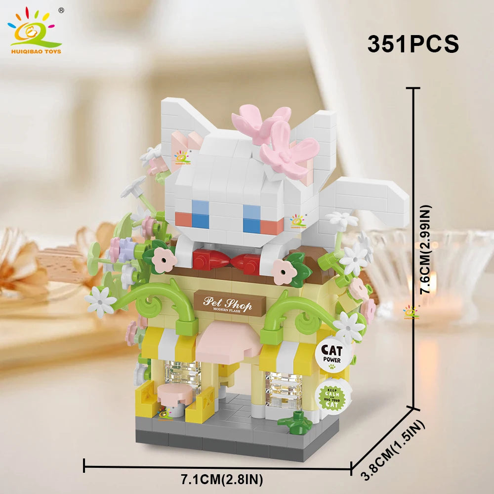 PENDRA Cute Shop Micro Building Set