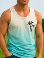 PENDRA Sleeveless Hawaiian Seaside T-Shirt