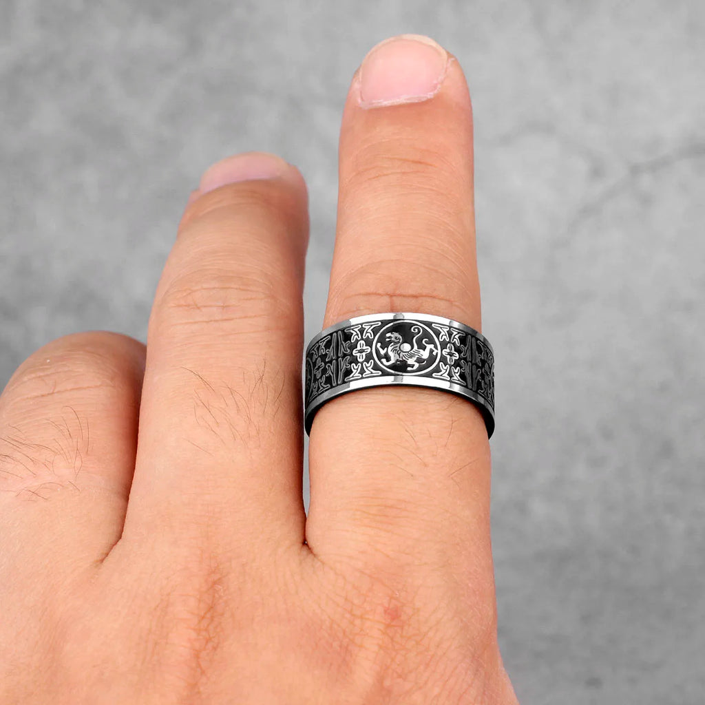 PENDRA Chinese Beasts Good Steel Ring