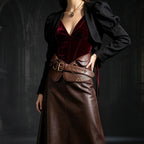 PENDRA Jadeia Leather Retro Belt