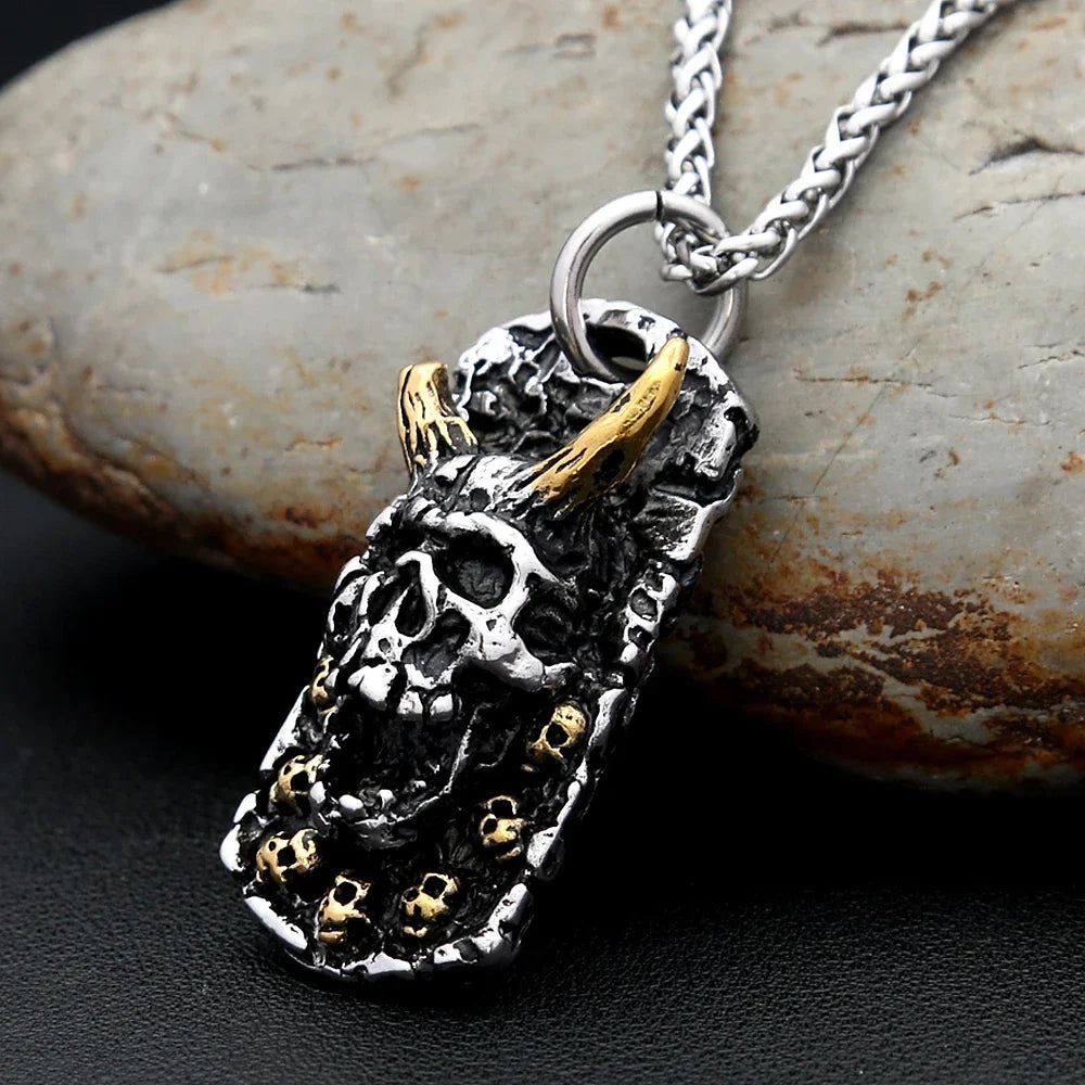 PENDRA Evilskull Gothic Skull Pendant