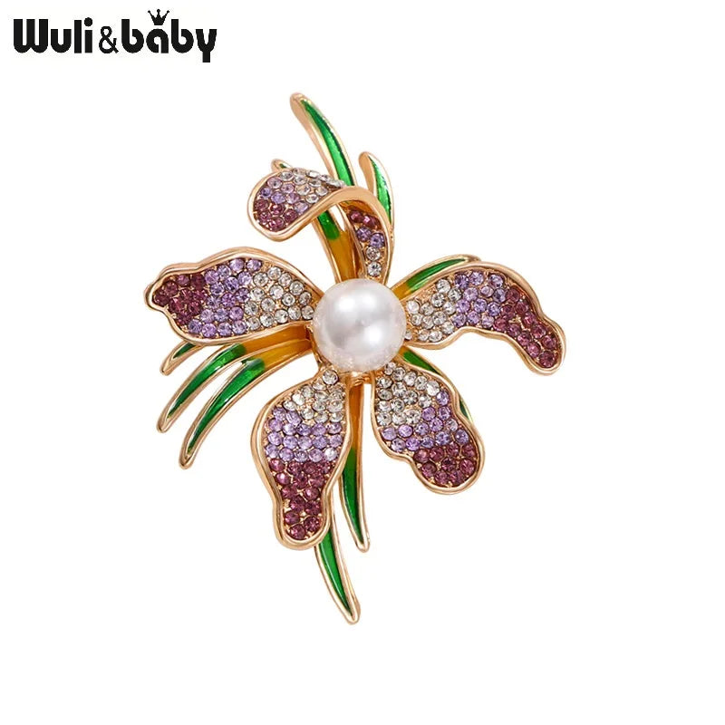 PENDRA Pearlina Pearl Flower Brooch