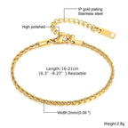PENDRA Twisted Gold Bracelet