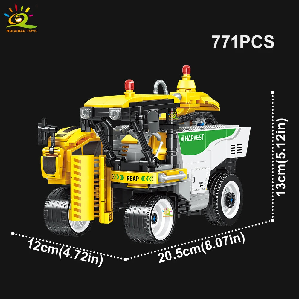 PENDRA Farmer Tractor Cultivator Building Set