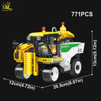 PENDRA Farmer Tractor Cultivator Building Set