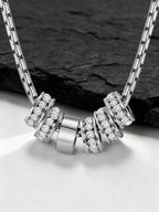 PENDRA Zircon Silver Pendant Necklace
