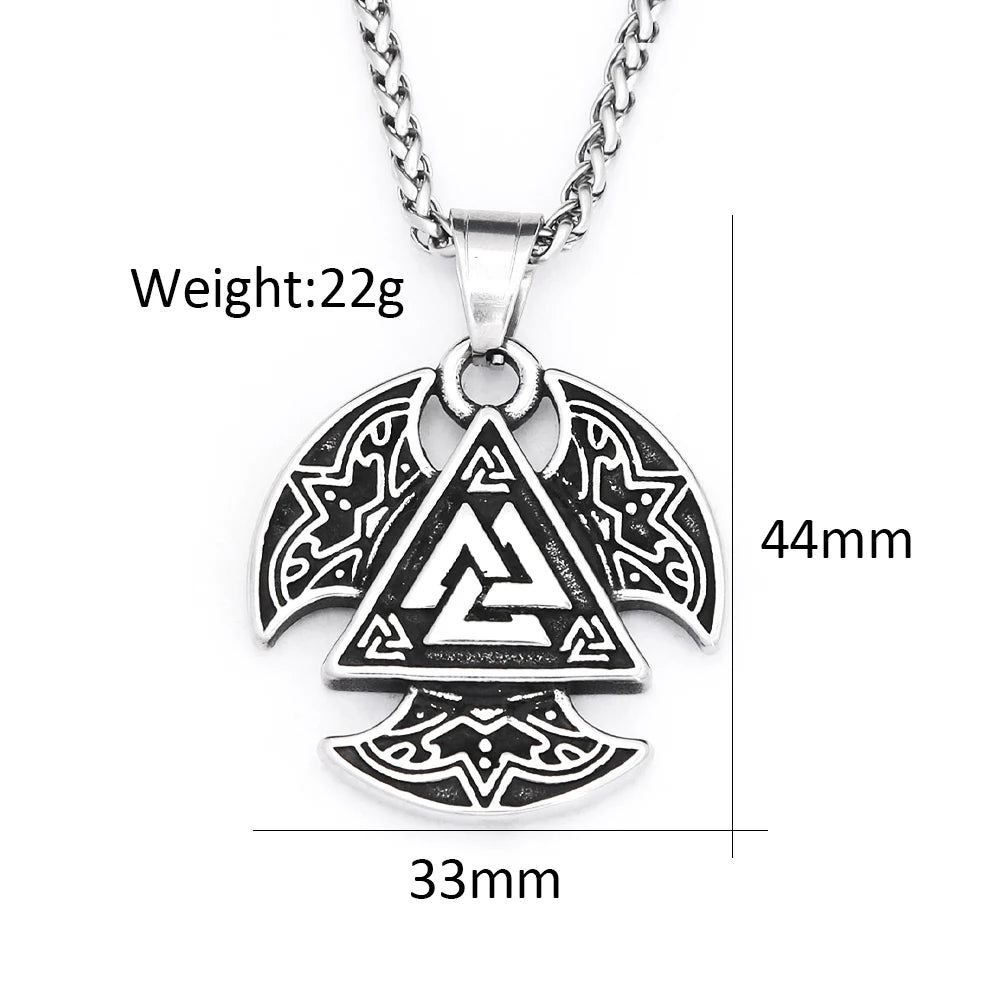 PENDRA Celticknot Viking Triangle Celtic Knot Pendant