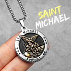 PENDRA St Michael Arch Steel Necklace