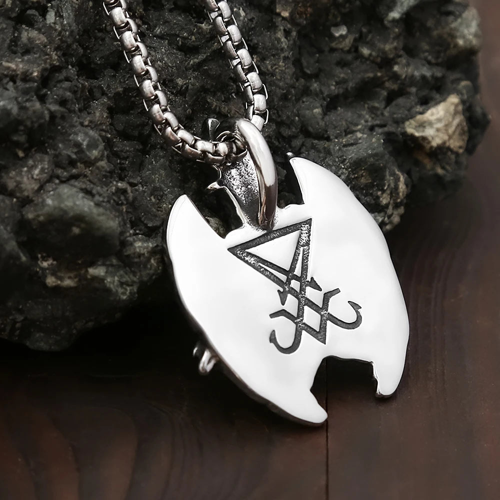 PENDRA Satanicgoat Gothic Goat Pendant Necklace