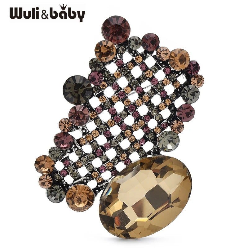PENDRA Florielle35 Crystal Brooch