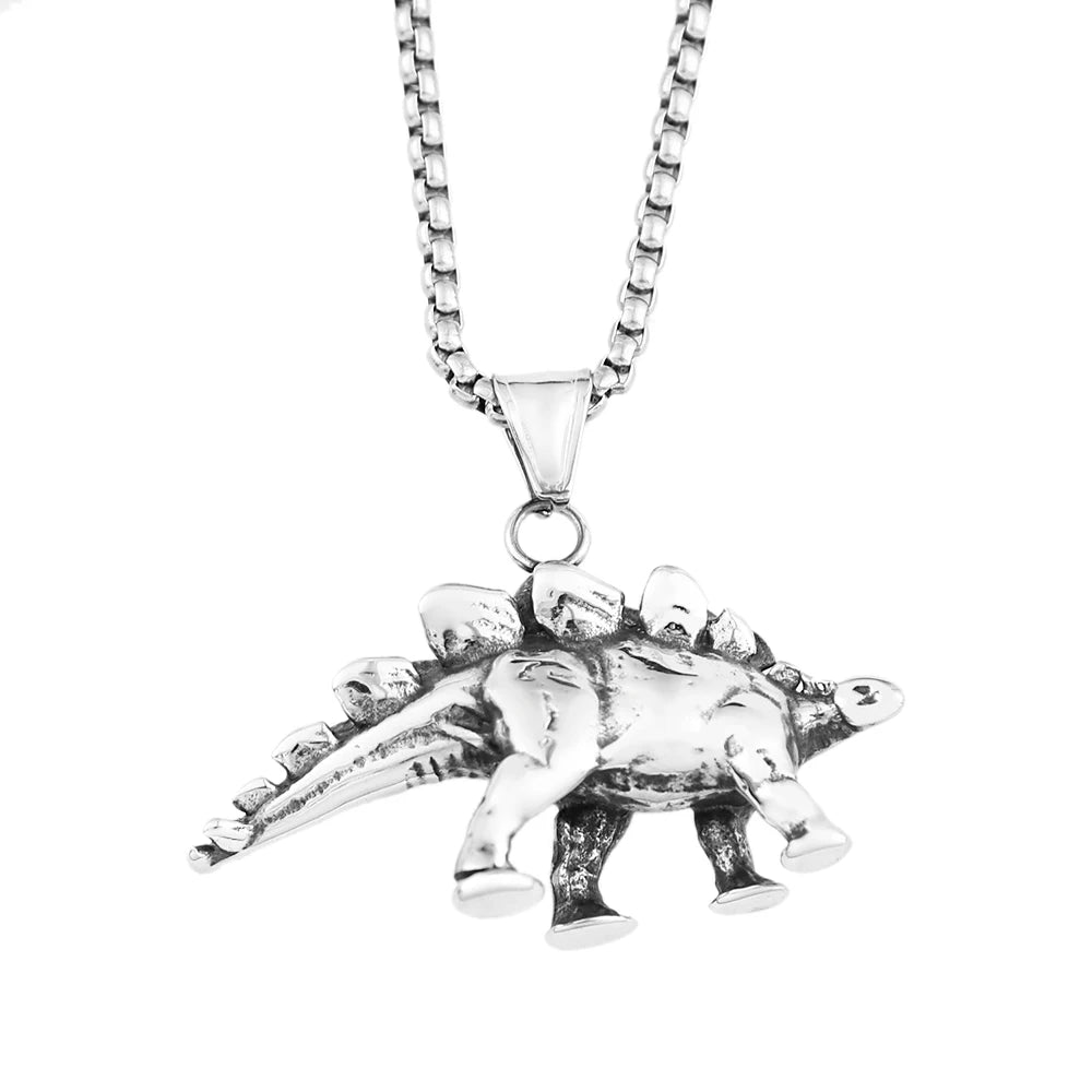 PENDRA Dinocute 316L Stainless Steel Dinosaur Pendant