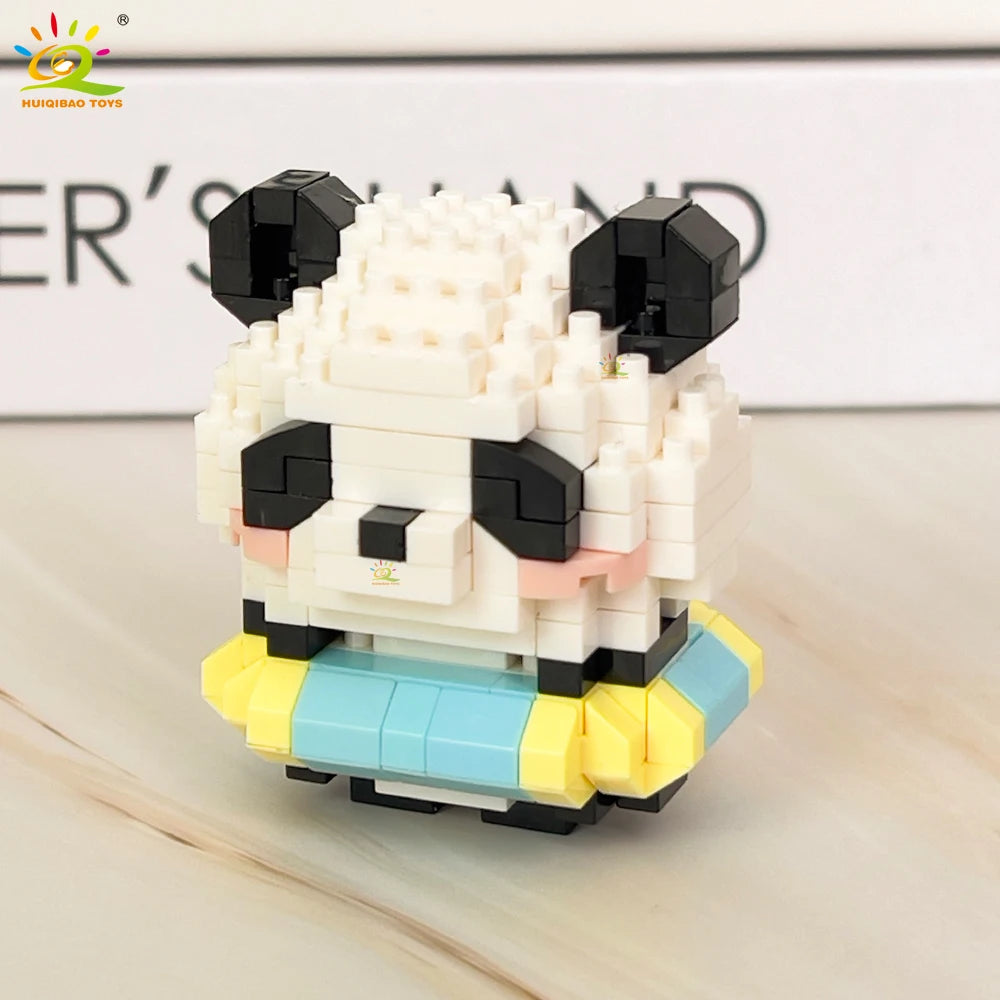 PENDRA Cute Panda Micro Building Set