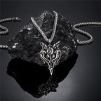 PENDRA Crow Rune Necklace