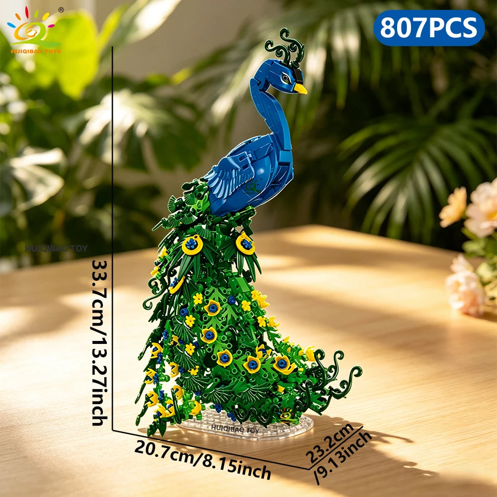 PENDRA Peacock Animal Bird Building Set
