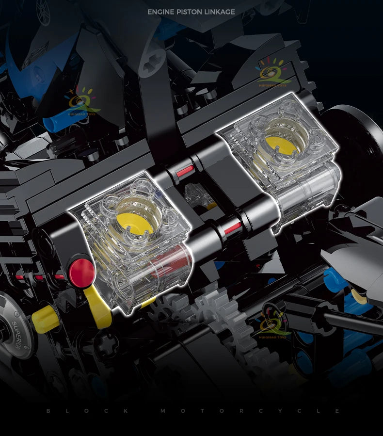PENDRA Motorbike High Tech Building Set