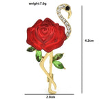 PENDRA Art Flower Flamingo Bird Brooch