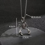 PENDRA Scorpionpunk Stainless Steel Scorpion Pendant