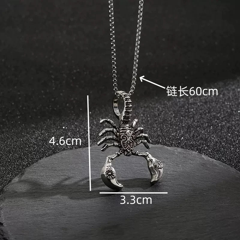 PENDRA Scorpionpunk Stainless Steel Scorpion Pendant