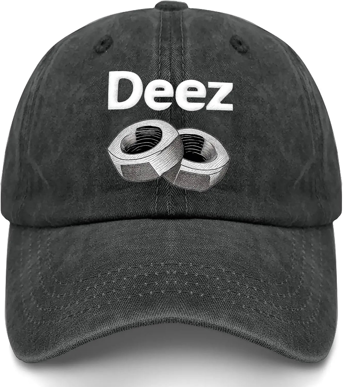 Deez Funny Trucker Hat for Men Women, Adjustable Snapback Cap, Humor Gag Gifts
