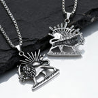 PENDRA Silver Persian Necklace