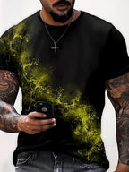 PENDRA Sports Flame Print T-Shirt