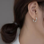 PENDRA Mobius Sterling Earrings