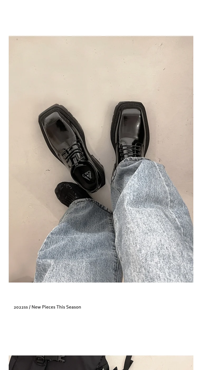 PENDRA Leather Platform End Shoes
