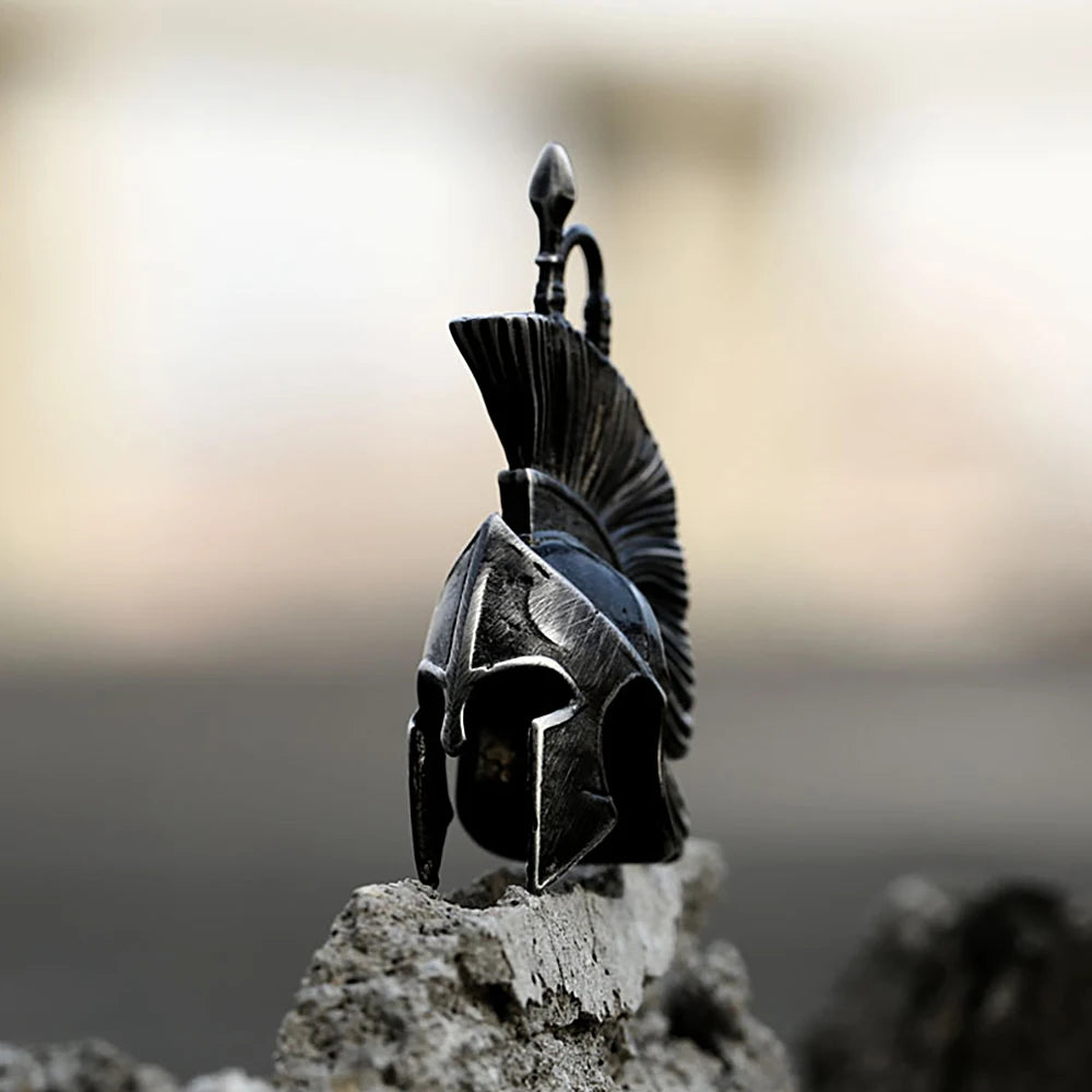 PENDRA Spartanhelm Retro Spartan Warrior Helmet Pendant