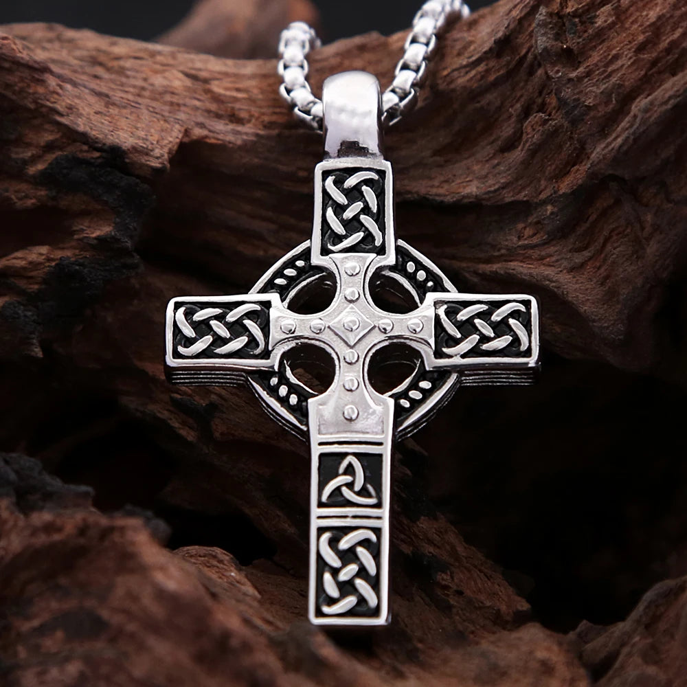 PENDRA Crossforge 316L Stainless Steel Cross Pendant Necklace