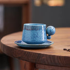 PENDRA Japanese Handmade Kiln-Changed Retro Ceramic Coffee Mug