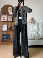 PENDRA Leopard Waisted Loose Pants