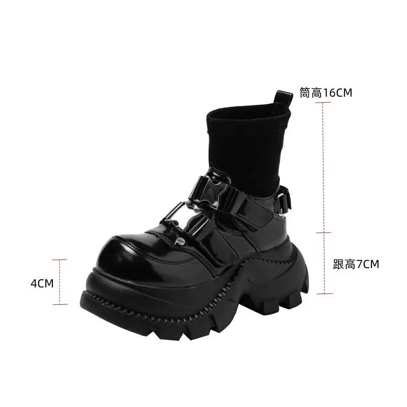 PENDRA Round Head Muffin Boots