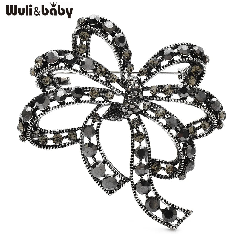 PENDRA Florielle29 Rhinestone Brooch