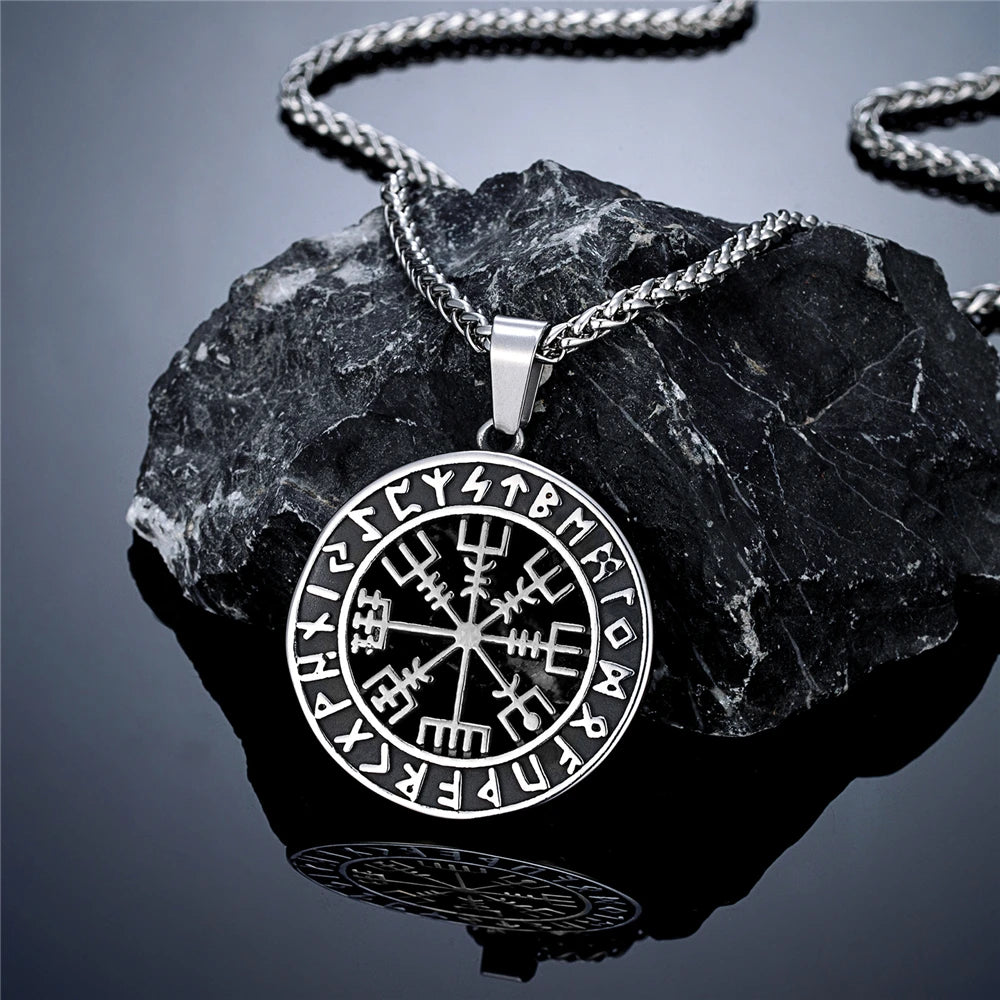 PENDRA Rune Compass Necklace