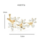 PENDRA Pearlfleur Pearl Flower Brooch