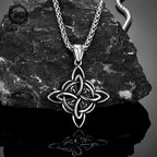 PENDRA Celtic Knot Rune Punk Necklace
