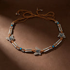 PENDRA Demiine Floral Boho Waist Chain Belt