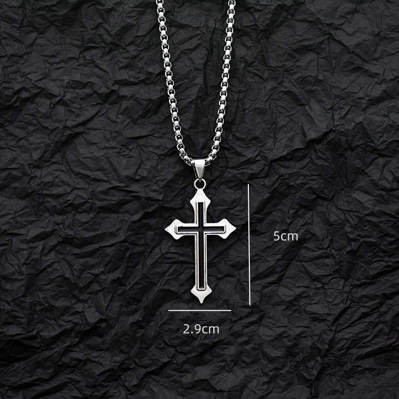 PENDRA Crossgold Gold-Plated Cross Pendant Necklace