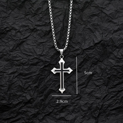 PENDRA Crossgold Gold-Plated Cross Pendant Necklace