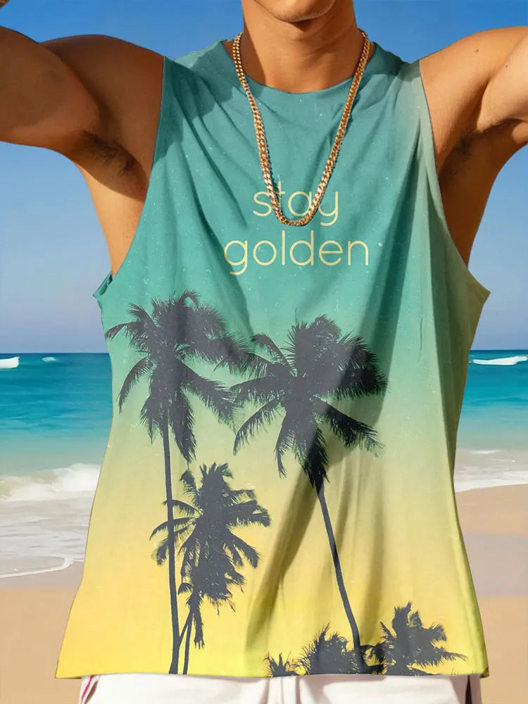 PENDRA Printed Sleeveless Creative T-Shirt