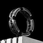 PENDRA Razor Blade Rock Steel Ring
