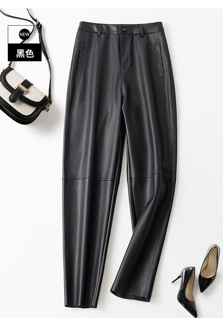 PENDRA Carrot Fit High Waist Cropped Pants